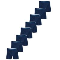 Apollo Boxershorts Heren Bamboo Basic Navy 8-pack-S - thumbnail