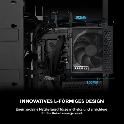 Lian Li EDGE 1000W ATX3.1 Black (USB Hub) Lian Li EDGE 1000W ATX3.1 Black (USB Hub)