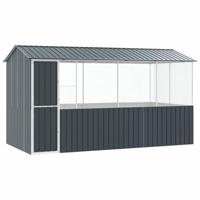 Vogelkooi Antraciet 410 x 210 x 230 cm Gegalvaniseerd staal - thumbnail