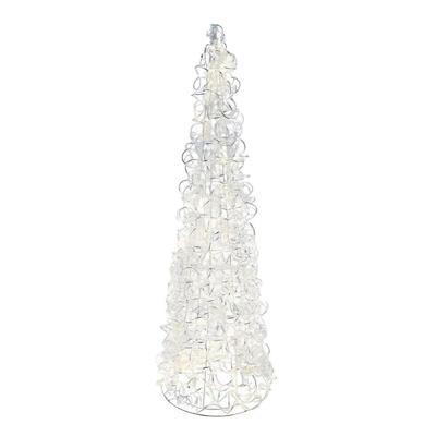 verlichte kegel zilver 200 led 70 cm Gehlmann - Gehlmann