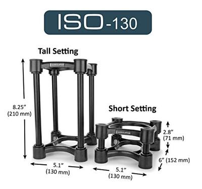 IsoAcoustics ISO-L8R130 Home and Studio speakerstandaard (paar)