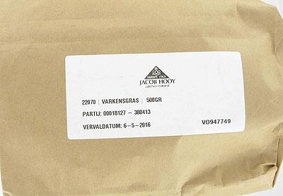 Jacob Hooy Varkensgras Gesneden