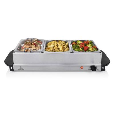 Tristar BP-6283 Multifunctionele Buffet Serveerder Zwart/RVS