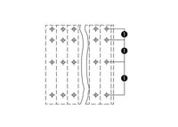WAGO 738-108 Vier niveau klem 2.50 mm² Aantal polen 32 Grijs 18 stuk(s) - thumbnail