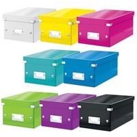Leitz DVD-hoes 22 DVDs Gelamineerd karton Wit 1 stuk(s) (b x h x d) 190 x 135 x 320 mm 6042-00-01 - thumbnail