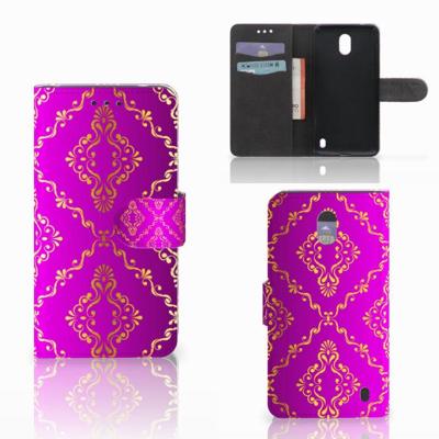 Wallet Case Nokia 2 Barok Roze Wallet Case Nokia 2 Barok Roze