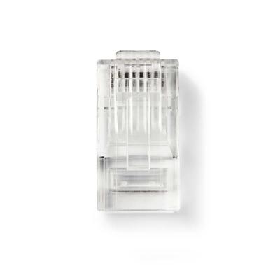 Netwerkconnector | RJ45 Male - Voor Solid Cat6 UTP-Kabels | 10 Stuks | Transparant