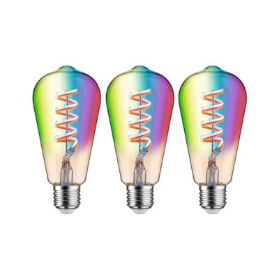 29164 Paulmann Home LED-lamp E27 Energielabel: G (A - G) 6.3 W RGBW Goud