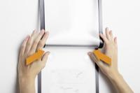Durable Duraframe Wallpaper zelfklevend kader formaat A4, zwart - thumbnail