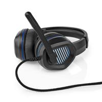 Nedis GHST410BK Gaming Headset Over-ear Surround Usb Type-a Inklapbare Microfoon 2.10 M Led - thumbnail
