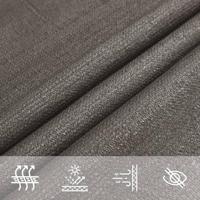 Zonnezeil 160 g/m 3/4x2 m HDPE antracietkleurig - thumbnail