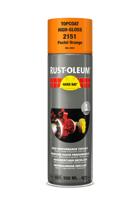 Rust-Oleum deklaag - Hard Hat - pastel oranje - 0.5l - spuitbus - thumbnail