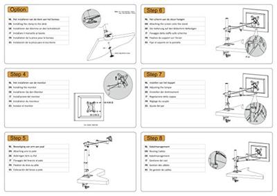 Neomounts FPMA-D1330SILVER Monitor-tafelbeugel Aantal monteerbare displays: 1 Display(s) 25,4 cm (10) - 76,2 cm (30) Zilver In hoogte verstelbaar, Kantelbaar,