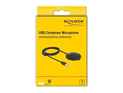 Delock 20672 USB-condensatormicrofoon omnidirectioneel voor conferenties - thumbnail
