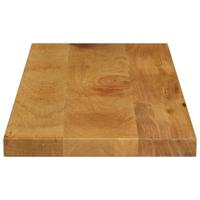 Tafelblad rechthoekig 80x30x3,8 cm massief mangohout - thumbnail