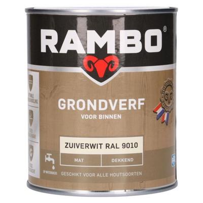Grondverf binnen wit 0,75l Rambo - Rambo