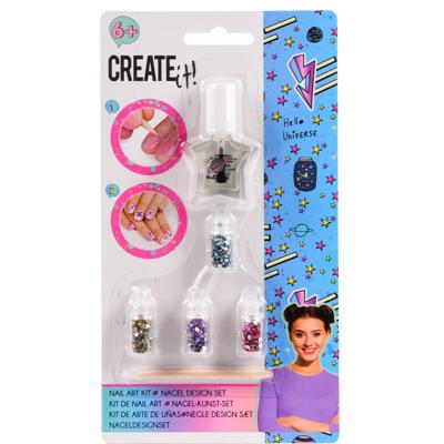 Create It! nagellakset nail art kit meisjes 6 delig