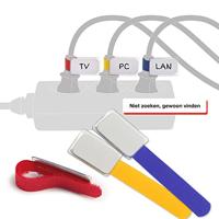 Kabelhouder Label the Cable 2530 Blauw, Geel, Rood - thumbnail