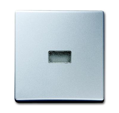Busch-Jaeger 2CKA001731A1965 Knop Afdekking Allweather 44 (IP44) Witaluminium (RAL 9006), Aluminium 1 stuk(s)