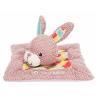 TRIXIE JUNIOR KNUFFELDOEK KONIJN MET VALERIAAN 13X13 CM 4ST - thumbnail