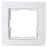 Kopp HK05 afdekraam 1- voudig wit glanzend - thumbnail