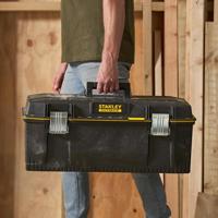 STANLEY 1-93-935 Werkzeugbox wasserdicht 710x308x285mm Gereedschapsbox Zwart - thumbnail