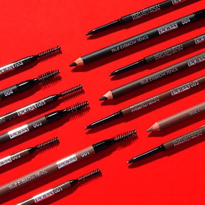 Pupa Milano - Pupa High Definition Eyebrow Pencil 0.09 g 003 Dark Brown Wenkbrauw Make-Up Oogpotlood