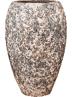 Lava Relic Rust metal emperor hoge bloempot 57x95 cm - thumbnail