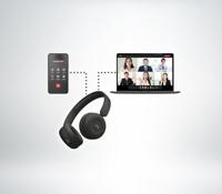 JVC HA-S59W Headset Bedraad en draadloos Hoofdband Muziek/Voor elke dag USB Type-C Bluetooth Zwart - thumbnail