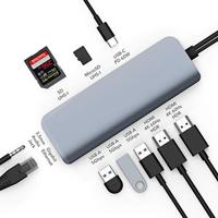 Hyper Drive VIPER 10-in-2 USB-C Hub dockingstation - thumbnail