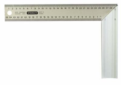 Stanley Handgereedschap winkelhaak met maatverdeling | 300x200mm - 1-45-686 Stanley Handgereedschap winkelhaak met maatverdeling | 300x200mm - 1-45-686