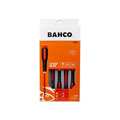 Bahco Schroevendraaierset ERGO™ | geïsoleerd | VDE | driecomponentengreep | smal blad | gleuf- | Pozidriv- en TORX® - 5-delig - BE-9872SL - thumbnail
