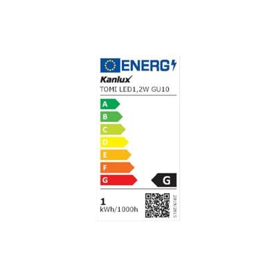 LED GU10 Spot 1,2 Watt - 3000K - 90 Lumen