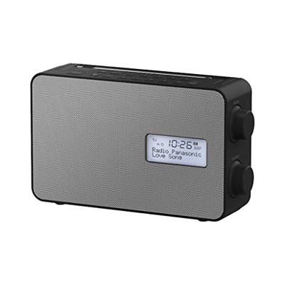 Panasonic RF-D30BTEG-K Keukenradio DAB+, VHF (FM) Bluetooth, AUX Wekfunctie, Spatwaterbestendig Zwart