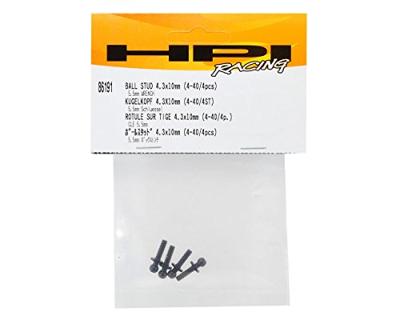 Ball 4.3x20mm (4-40/black/4pcs) (86191)