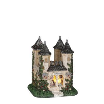 Luville Efteling Mini&apos;s Kasteel van Doornroosje 9x9x11 cm