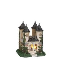 Luville Efteling Mini&apos;s Kasteel van Doornroosje 9x9x11 cm - thumbnail