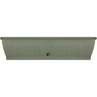 Jardiniere - GARDEN ID Terraflor - Verdigris 80 cm - Duurzaamheid - Waterreserve - Gerecycled en 100% recycleerbaar - Volume voor planten. - thumbnail