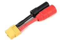 Conversie kabel XT60 Vrouw > AS150 + XT150 Man met silicone kabel 12AWG (1st) - thumbnail