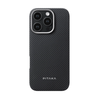 Pitaka Ultra Slim hoesje iPhone 16 Pro Max - Black Grey - thumbnail