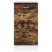 Onderkast Lyon 40x46x81,5 cm bewerkt hout gerookt eikenkleurig - thumbnail