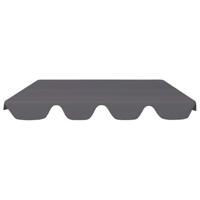 Vervangingsluifel voor schommelbank 150/130x105/70 cm antraciet - thumbnail
