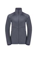 Jack wolfskin Fortberg Fz Dames Fleece Graphite S - thumbnail