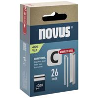 Novus Tools 042-0805 Nieten met smalle rug Type 4 1000 stuk(s) Afm. (l x b) 26 mm x 6.1 mm - thumbnail