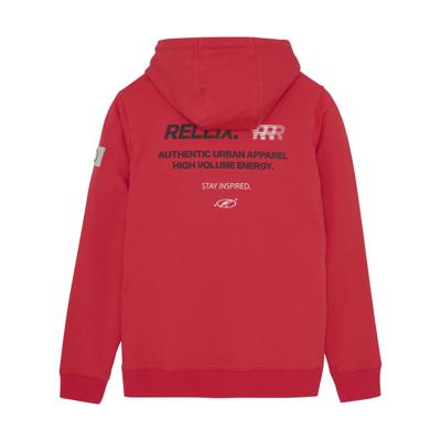 Hoodie Rellix Backprint Poppy Red