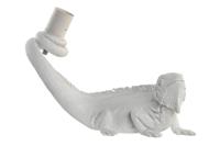 Muurlamp DKD Home Decor Wit 50 W Modern Leguaan Hagedis 220 V 14 x 22 x 31 cm 31 x 14 x 22 cm - thumbnail