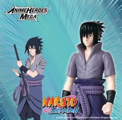 Grote gelede figuur - BANDAI - Anime Heroes - Naruto Shippuden - Anime Heroes Mega Figure 30 cm - Sasuke Uchiha