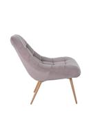 Artistiq Fauteuil 'Jurre' Velvet, kleur Roze - thumbnail