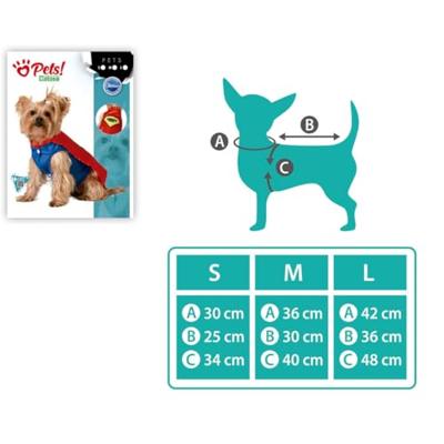 Kostuum voor honden Stripheld - Maat: M