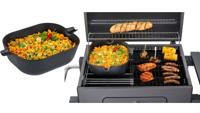 Tepro 8583 gietijzeren inzet wok voor 8570 hoofdgrillrooster - thumbnail